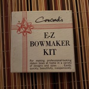 VINTAGE CONCORD'S E-Z BOWMAKER KIT with INSTRUCTIONS